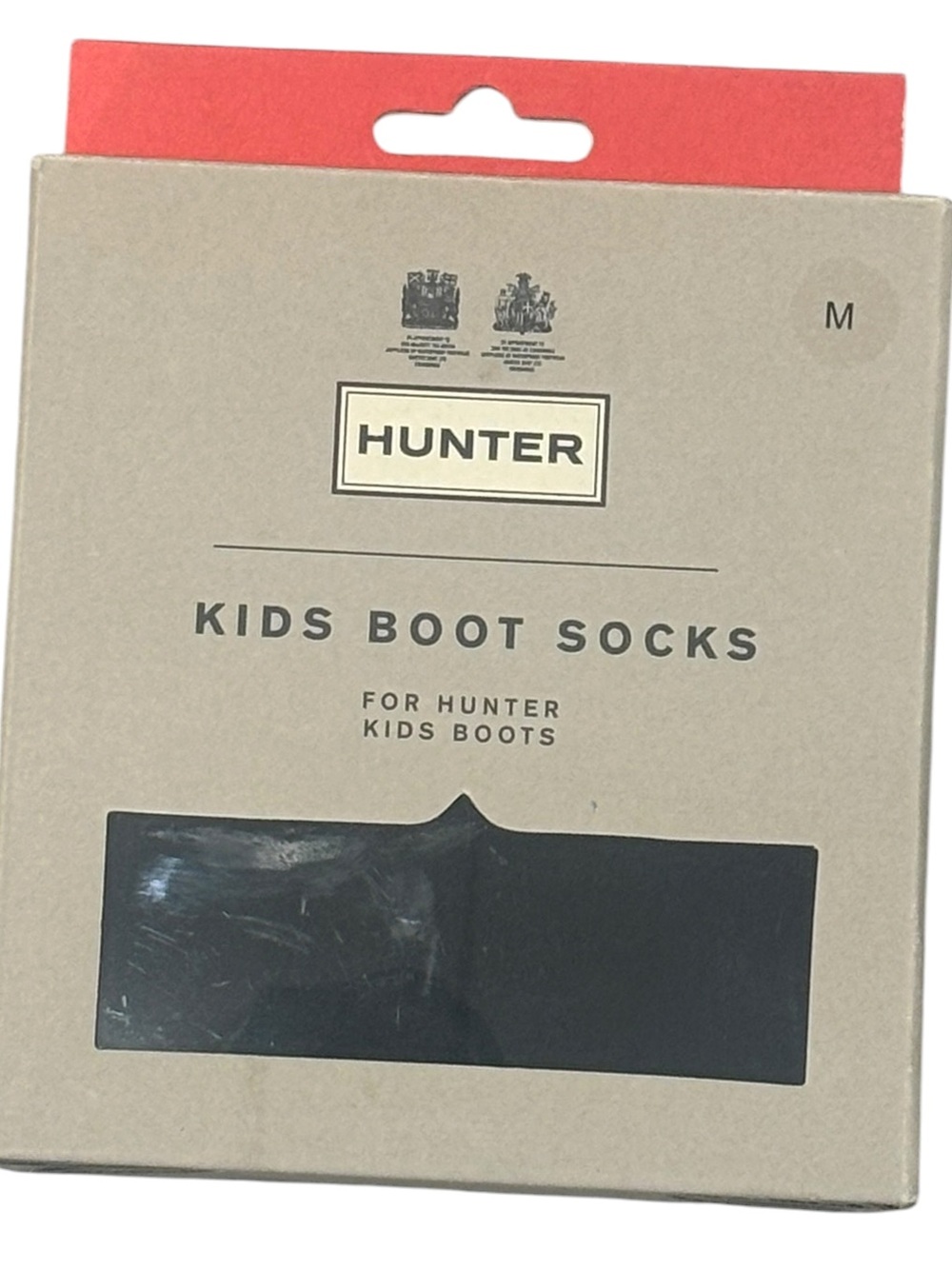 Hunter Kids Fleece Boot Socks Black Size Medium New In Box Rain Boot Liners